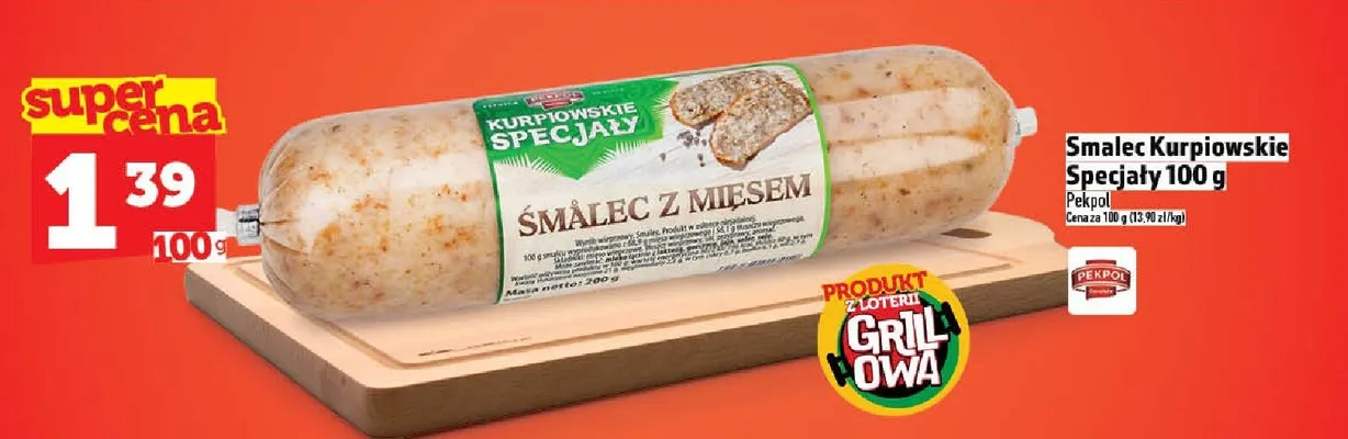 Smalec Kurpiowskie Specjały Pekpol promocja w TOPAZ