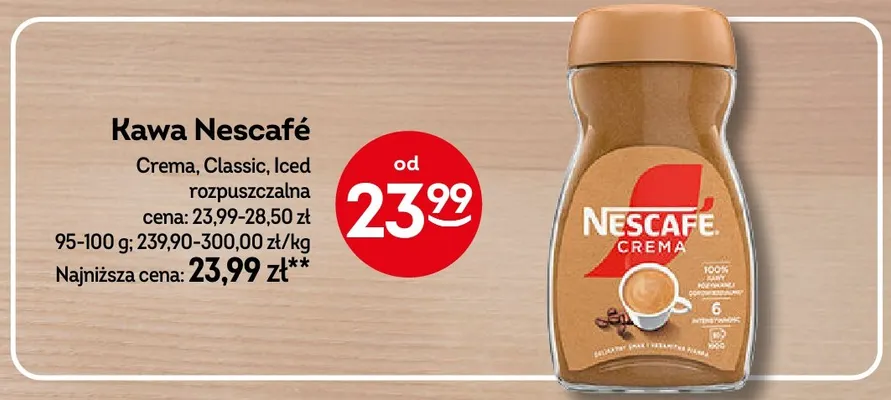 Kawa rozpuszczalna Nescafé Iced promocja w Żabka