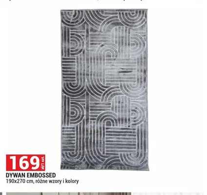 Dywan Embossed 190x270 cm promocja w Merkury Market
