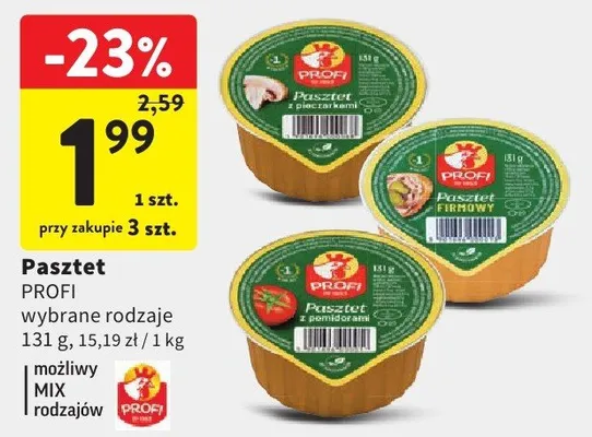 Pasztet Profi promocja w Intermarche