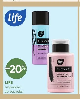 Zmywacze do paznokci Life promocja w Super-Pharm