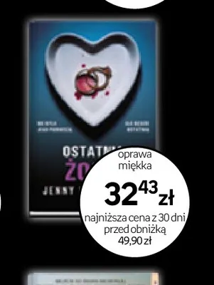 Książka Ostatnia żona Jenny Blackhurst promocja w Empik