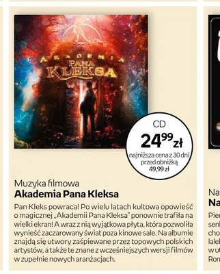 Płyta CD Muzyka filmowa Akademia Pana Kleksa promocja w Empik