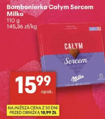 Bombonierka Całym Sercem promocja w Delikatesy Centrum
