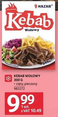 Kebab wołowy Nazar cięty, pieczony promocja w Selgros