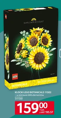 Klocki LEGO Botanicals 11502 w zestawie 686 elementów promocja w Selgros
