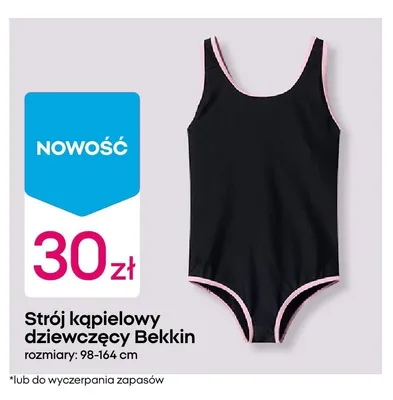 Strój kąpielowy dziewczęcy Bekkin promocja w Pepco