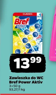 Zawieszka do WC Bref Power Aktiv promocja w Netto