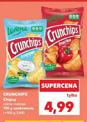 Chipsy CRUNCHIPS Fromage promocja w Kaufland