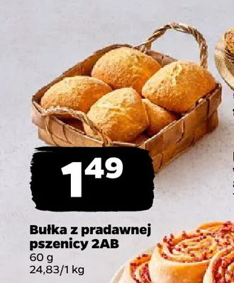 Bułka z pradawnej pszenicy 2AB promocja w Netto