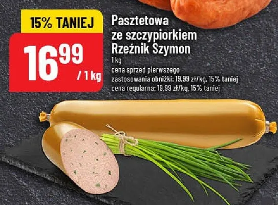 Pasztetowa ze szczypiorkiem  promocja w POLOmarket