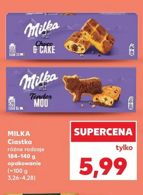 Ciastka Milka Choco & Cake promocja w Kaufland