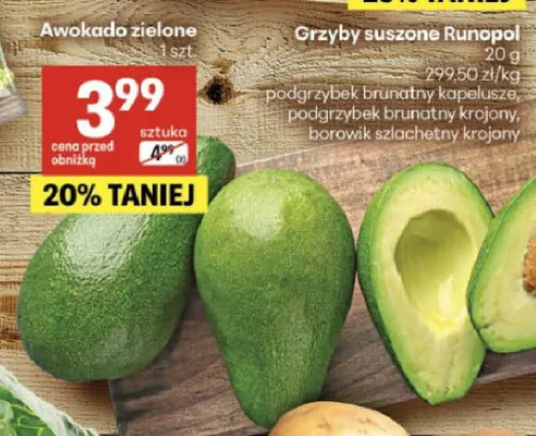 Awokado zielone promocja w Delikatesy Centrum