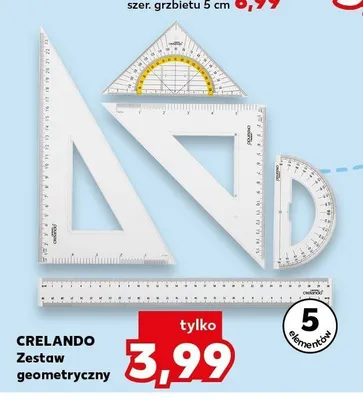 Zestaw geometryczny CRELANDO 5 elementów promocja w Kaufland