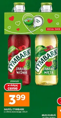 Napój Tymbark Jabłko-Mięta promocja w Stokrotka