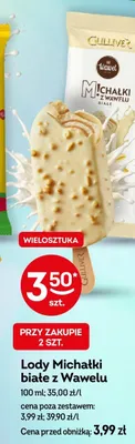 Lody Michałki białe z Wawelu promocja w Żabka