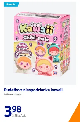 Pudełko z niespodzianką kawaii promocja w Action