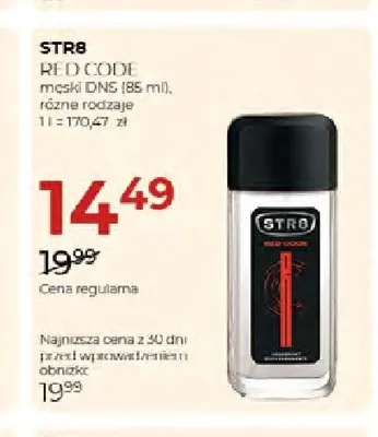Męski DNS Red Code STR8 promocja w Drogerie Jawa
