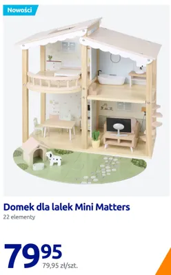Domek dla lalek Mini Matters promocja w Action