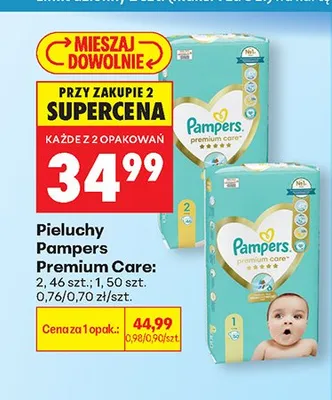 Pieluchy Pampers Premium Care 2 promocja w Biedronka