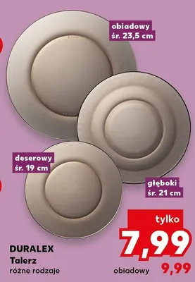 Talerz różne rodzaje deserowy śr. 19 cm promocja w Kaufland