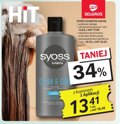 Szampon Syoss 440 ml promocja w Selgros