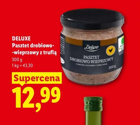 Pasztet drobiowo-wieprzowy z truflą Deluxe promocja w Lidl