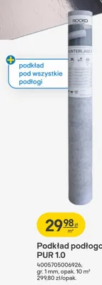 Podkład podłogowy PUR 1.0 promocja w Castorama