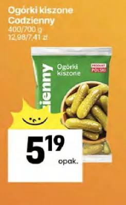 Ogórki kiszone promocja w Delikatesy Centrum