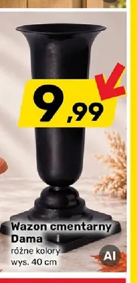 Wazon cmentarny Dama promocja w Bricomarche