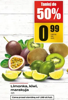 Limonka, kiwi, marakuja promocja w Supeco