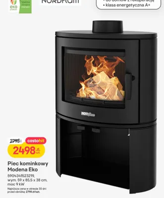 Piec kominkowy Modena Eko  promocja w Castorama
