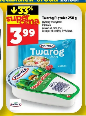Twaróg chudy Piątnica promocja w TOPAZ
