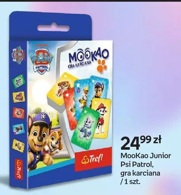 Gra karciana MooKao Junior Psi Patrol promocja w Empik