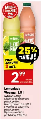 Lemoniada Wosana promocja w Twój Market