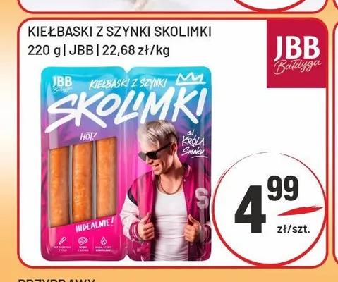 Kiełbaski z szynki Skolimki JBB promocja w Sedal