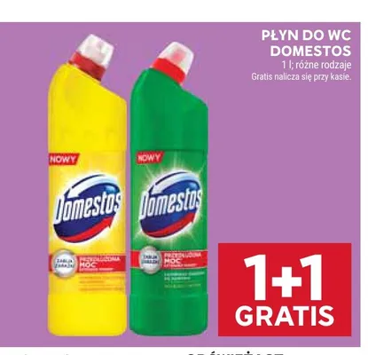 Płyn do WC Domestos promocja w Stokrotka