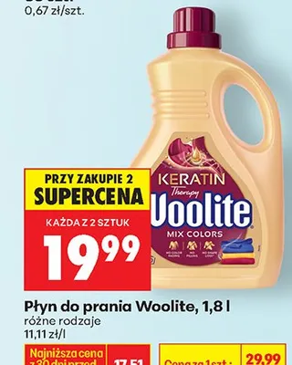 Płyn do prania mix colors różne rodzaje promocja w Biedronka