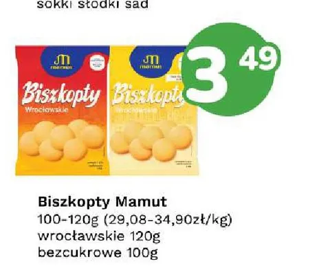 Biszkopty wrocławskie Mamut promocja w Limonka