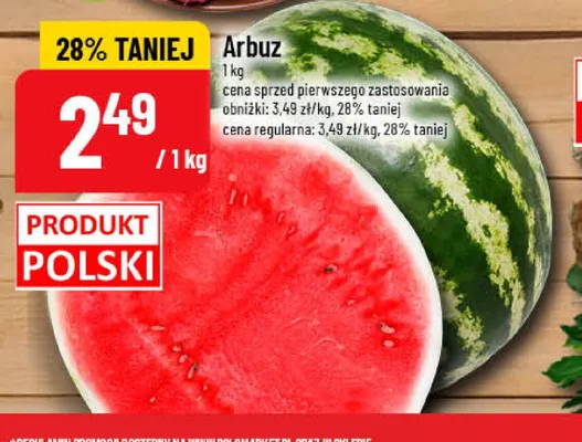 Arbuz promocja w POLOmarket
