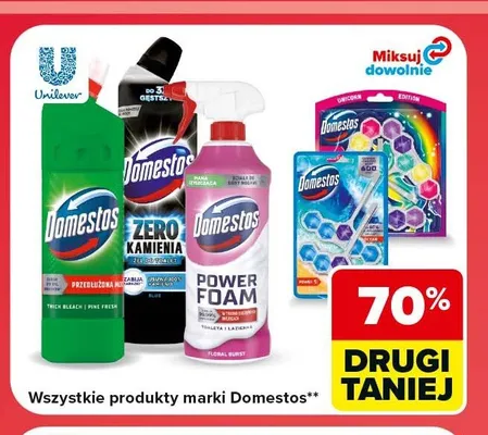Płyn do czyszczenia WC Domestos Thick Bleach promocja w Carrefour