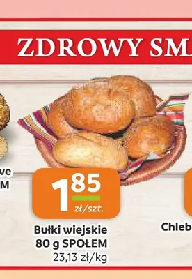 Bułki wiejskie Społem promocja w Społem Częstochowa