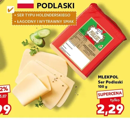 Ser Podlaski MLEKPOL promocja w Kaufland