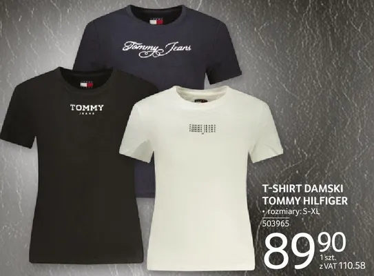 T-shirt damski Tommy Hilfiger promocja w Selgros