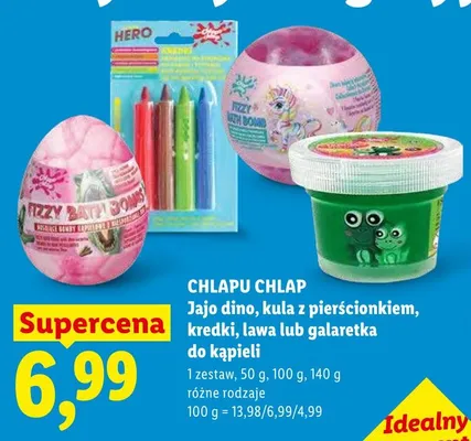 Galaretka do kąpieli Chlapu Chlap promocja w Lidl