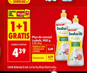 Płyn do naczyń Ludwik promocja w Biedronka