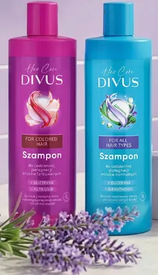Szampon Divus Hair Care do codziennej pielęgnacji włosów farbowanych For Colored Hair z gliceryną i filtrem UV-B promocja w Stokrotka