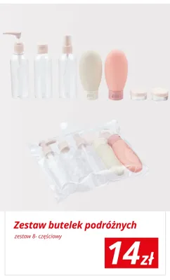 Zestaw butelek podróżnych promocja w KiK