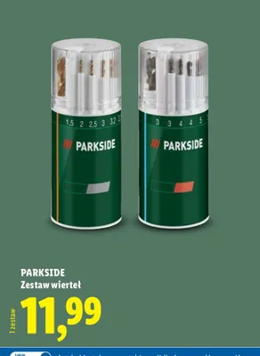 Zestaw wierteł Parkside promocja w Lidl