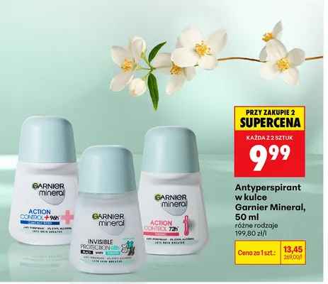 Antyperspirant w kulce Garnier Mineral Action Control 72h Thermic promocja w Biedronka